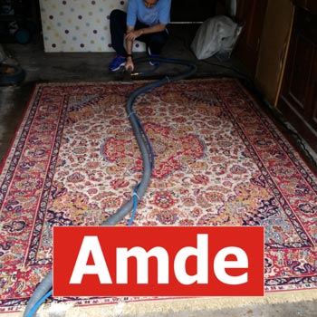 standard size red rug cleaning services Queensferry